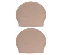 LRXIYODE Gorras Calvas de Látex para Cosplay y Maquillaje, Color Piel, 2 Piezas, Elásticas y Cómodas para Hombres y Mujeres, Accesorio Teatral y Fiesta Halloween, Unisex,