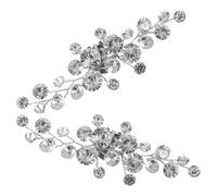 LRXIYODE Hebillas de Clips para Zapatos de Tacón con Diamantes de Imitación Brillantes Accesorios Extraíbles para Novias Decoración Elegante para Boda