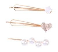 LRXIYODE Horquilla De Perla De Imitación Delicada Pinza Cabello Accesorio De Moda Horquilla Creativa Para Mujer y Niña Blanca Estilo Simple Para Uso Diario