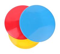 LRXIYODE Juego De Discos De Golf Entrenamiento Softbol para Adultos y Niños, 3 Piezas Colores Azul, Amarillo y Rojo, Bordes Antideslizantes, Práctica Al Aire Libre, Herramienta