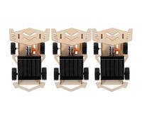 LRXIYODE Kit De 3 Coches Solares De Juguete DIY para Niños, Tamaño Pequeño, Material Madera, Energía Renovable, Proyecto Stem Educativo, Kit De Construcción Científica para Aula y Juego Familiar