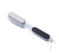 LRXIYODE Kit de Cuidado de Pies con Pómez Natural Cepillo para Uñas para Callos y Removedor de Muerta Exfoliación para Suavizar Talones y Eliminar Durezas Ergonómico para Pedicura Casa
