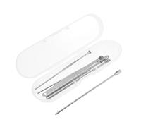 LRXIYODE Kit de Eliminación de Cerumen de 6 Piezas de Acero Inoxidable, Herramienta Espiral para Limpieza de Oídos Reutilizable, para Uso Familiar en Cuidado Auditivo Seguro y Eficaz