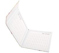 LRXIYODE Libro De Colores De Uñas Gel 120 Tonos Tablero Abs Para Salones Profesionales y Práctica De Diseño, Presentación Compacta y Resistente Para Exposición y Pedagogía