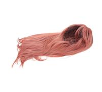 LRXIYODE Long Straight Wig Middle Part Colored Full Wig Heat Resistant Synthetic Fiber For Cosplay Halloween Party And Daily Wear Lightweight Breathable