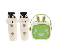 LRXIYODE Máquina Karaoke Portátil Infantil con Micrófono Inalámbrico Altavoz Mini para Reproductor Multifunción para Cantar y Cuentos Diseño Compacto y Fácil de Usar