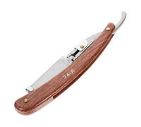 LRXIYODE Maquinilla de Afeitar Manual Vintage con Mango Ergonómico de Madera para Hombre Diseño Plegable sin Cuchilla Afeitado Apurado Seguro y Cómodo Clásico Profesional para Barbería