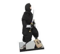 LRXIYODE Muñeca Ninja Japonesa Artesanía Casera para Decoración De Escritorio y Hogar, Tamaño Mediano, Ligera y Duradera, Adecuado para Amantes Cultura Japonesa, Obsequio y Adorno Interior Único