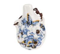 LRXIYODE Ocarina de Cerámica de 6 Agujeros, Instrumento de Viento para Principiantes, Sonido Uniforme y Bello, Diseño Alto, Adecuado para Niños