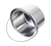 LRXIYODE Olla de Aluminio Antiadherente para Derretir Cera 100 Mm, Cuenco Interior para Calentador de Cera Depilatoria, Accesorio Práctico para Kit de Depilación Profesional