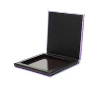 LRXIYODE Paletas de Sombras de Ojos Vacías Magnéticas 1 Unidad Tamaño Pequeño 10x10x1.4 Cm Diseño Holográfico Escamas de Sirena para Maquillaje Profesional y Viajes