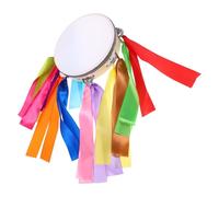 LRXIYODE Pandereta De Cinta Engrosada De Mano De Madera Instrumento De Percusión Para Actuaciones Escenario Música De Percusión Accesorios Para Animar Fiestas