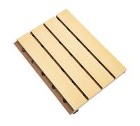 LRXIYODE Paneles Acústicos de Madera Perforada Ignífugos Absorción Sonora para Ktv Cine Aislamiento Acústico para Paredes Reducción de Ecos y Reverberación Panel Insonorizante de Alta