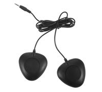 LRXIYODE Pedal de Batería Electrónica Doble con Conector de Almohadilla para Batería Eléctrica Accesorios para Bombo para Práctica Silenciosa el Hogar y Estudio