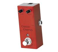LRXIYODE Pedal de Efecto para Guitarra Eléctrica Clásico Compacto y Ligero con Efecto Chorus Profesional Rojo para y Práctica Fácil de Usar y Transportar