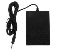 LRXIYODE Pedal de Sustain para Teclado Electrónico Conexión de Compatible Pianos Digitales Sintetizadores y Baterías Electrónicas Interruptor de Polaridad para Control de Sonido Practica