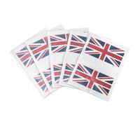 LRXIYODE Pegatinas Temporales Impermeables de Bandera Británica, 5 Juegos para Partidos Deportivos y Eventos Patrióticos, Decorativas y Resistentes para Cuerpo en Fiestas y Apoyo de Fans