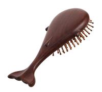 LRXIYODE Peine Masajeador de Madera de Sándalo para Cabello Cepillo Desenredante con Dientes Anchos Masaje Capilar Portátil para Hombres y Mujeres Diseño Ergonómico y Natural
