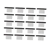 LRXIYODE Peines Para Peluca y Clips De Fijación 20 Unidades 6 Dientes Acero Inoxidable Tamaño Pequeño Prácticos Para Peluquería y Uso Personal Accesorios Para Gorros De Peluca Diy