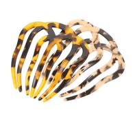 LRXIYODE Peines Útiles Para Peinar Vintage 2 Unidades Tamaño Medio Diseño Leopardo Accesorios Cabello Mujer Uso Diario y Fiestas