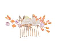 LRXIYODE Peineta Lateral para Novia Floral Vintage, Accesorio Ligero para Recogidos de Boda, Pinza Pelo Flores, Adecuado para Fiestas y Sesiones Fotográficas, Peine Decorativo para Cabello
