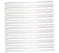 LRXIYODE Pestañas Postizas de Muñeca Negras y Marrones 20 Piezas 20x0,8 Cm Hechas a Mano para Muñecas DIY Accesorios Naturales para Manualidades