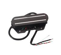 LRXIYODE Pickup Humbucker De Cuerpos Doble Rail y Bobina Simple Repuesto Para Guitarra Eléctrica Bajo Alta Potencia y Interferencia Negro