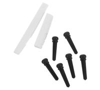 LRXIYODE Piezas Herramientas Latón Pieza De Repuesto Práctica Kits De Puentes Clavijas Acústicas Y De Sillín Con Pasadores Accesorios De Cejuela Guitarra