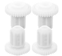 LRXIYODE Polea de Pletina de Casete 301, Juego de 4 Piezas, Rodamiento para Grabadora de Cinta, Rodillo de Máquina de Casete, Accesorio de Recambio para Equipo de Grabación de Estudio