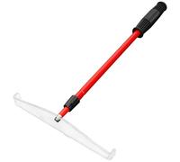 LRXIYODE Poste Telescópico para Recoger Virutas y Fichas de Póker, Bandeja Metálica y Empujador, Accesorio Portátil para Partidas de Texas Hold'em y Juegos de Mesa