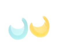 LRXIYODE Protector De Dedos Para Flauta De Silicona Duradera, Funda De Apoyo Para Dedos En Color Azul Claro y Amarillo, 2 Unidades, Accesorio Cómodo Para Evitar Fatiga En Instrumentos Musicales