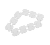 LRXIYODE Protectores de Enchufes Eléctricos de Abs Blanco Que Previenen Descargas Eléctricas 10 Unidades y Cumplen Normas Europeas de Seguridad para Niños