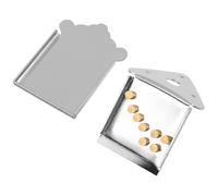 LRXIYODE Puente de Reemplazo para Mandolina de 8 Cuerdas Cordal de Mandolina de Cuerda de Metal Acabado Cromado Plata Accesorio para Instrumentos Musicales Folclóricos y Piezas