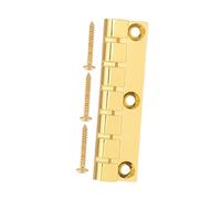 LRXIYODE Puente Fijo para Guitarra Eléctrica Cuerdas con Sillines Ajustables Metal Dorado para Control de y Estabilidad