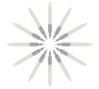 LRXIYODE Puntas de repuesto para rotuladores de pintura 12pcs 0,5 mm punta fina de metal y nylon para dibujo detallado, marcado y suministros de arte