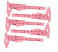 LRXIYODE Regla Deslizable Para Cejas Herramienta Portátil De Plástico Para Medir Espaciamiento y Formar Cejas Precisa y Fácil De Usar