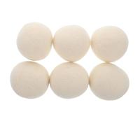LRXIYODE Secadora de Lana 6 Bolas de Color Claro Antistáticas y Reductoras de Arrugas Reutilizables y Naturales para Lavadoras y Secadoras Domésticas