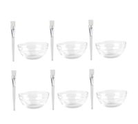 LRXIYODE Set de 12 Piezas Tazón y Cepillo para Mascarilla Facial de Barro, Material Ps, Fácil de Llevar y Aplicar Uniformemente la Mascarilla Rostro