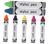 LRXIYODE Set de 7 Lápices Táctiles para Tablet Punta de Silicona y Cuerpo Metálico, Lápiz Óptico Práctico para Escribir y Dibujar en Pantalla Táctil