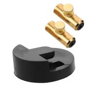 LRXIYODE Silenciador para Violonchelo Ajustable de Metal, Juego de 2 Sordinas Wolf Tone y 1 Tono Mudo Grande, Accesorios para Violonchelistas, Control de Sonido para Práctica y Presentaciones