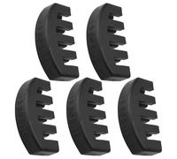 LRXIYODE Silenciadores de Goma para Violín 4/4, 3/4 y 1/2, Kit de 5 Piezas Estilo Garra para Reducción de Ruido, Accesorios para Practicar Violín y Amortiguadores de Sonido, Compatibles