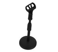 LRXIYODE Soporte de Micrófono de Escritorio Ajustable para Micrófono con Altura de 260-360mm, Material Plástico Negro, Diseño Estable para Grabación y Comunicación en Tiempo Real