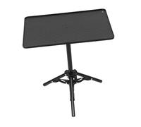 LRXIYODE Soporte para Proyector para Proyector Ajustable Soportes Pararse Puesto De Proyectores Al Aire Libre Tubo De Subida Piso Negro Aleación