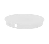 LRXIYODE Tapa Redonda de Plástico para Tubo de Ventilación, Fácil Instalación, Protege Extremos de Tubos, Color Blanco, Uso Industrial y Doméstico