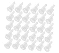 LRXIYODE Tapón Interior Gotero para Botellas de Aceite Esencial 200 Piezas Tamaño 18 Dientes, Material Pp Duradero, Control Preciso de Dosis, Uso Personal y Elaboración de Aceites