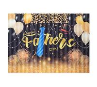 LRXIYODE Telón de Fondo Día del Padre de Tejido Liviano y Resistente, Decoración Fotográfica Única Colores Atractivos, No se Deforma ni Desvanece, Adecuado para Fiestas y Fotos