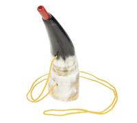 LRXIYODE Trompeta Vikinga de Cuerno Natural 17-20 CM Juguete para Accesorio para Animar Juegos Deportivos y Fiestas Trompeta Divertida y Ligera Superficie Lisa 1 Pieza Color Aleatorio