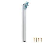 LRYELWA 1x Patas de Mesa Plegables Pies de Soporte para Muebles,Piernas de Mesa Baja Abatibles,Bisagras Autoblocantes,para Mesa para Colgar En La Pared,Desayunadores,con Tornillos (70cm,Blanco)