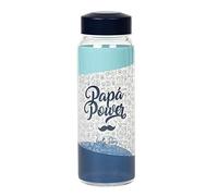 LS LOVELY STORY REGALA HISTORIAS BONITAS Botella con Mensaje -PAPÁ Power - Botella DE Cristal