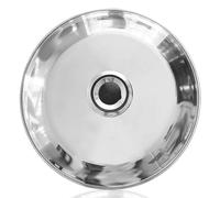 LS - Tapa para Sartenes Volteatortillas - Volteadora de Tortillas en Acero Inox - Tapa para Sartén y para Voltear Tortillas - 28 cm